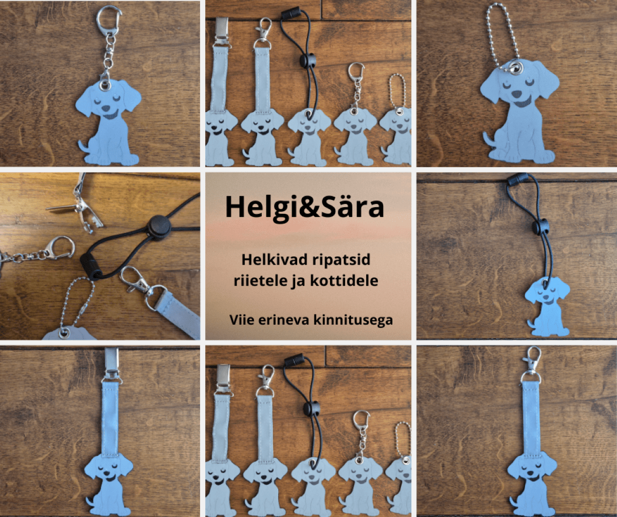 Dalmaatsia kutsikas helkur käsitöö helkiv ripats Dalmaatsia kutsikas helkur
