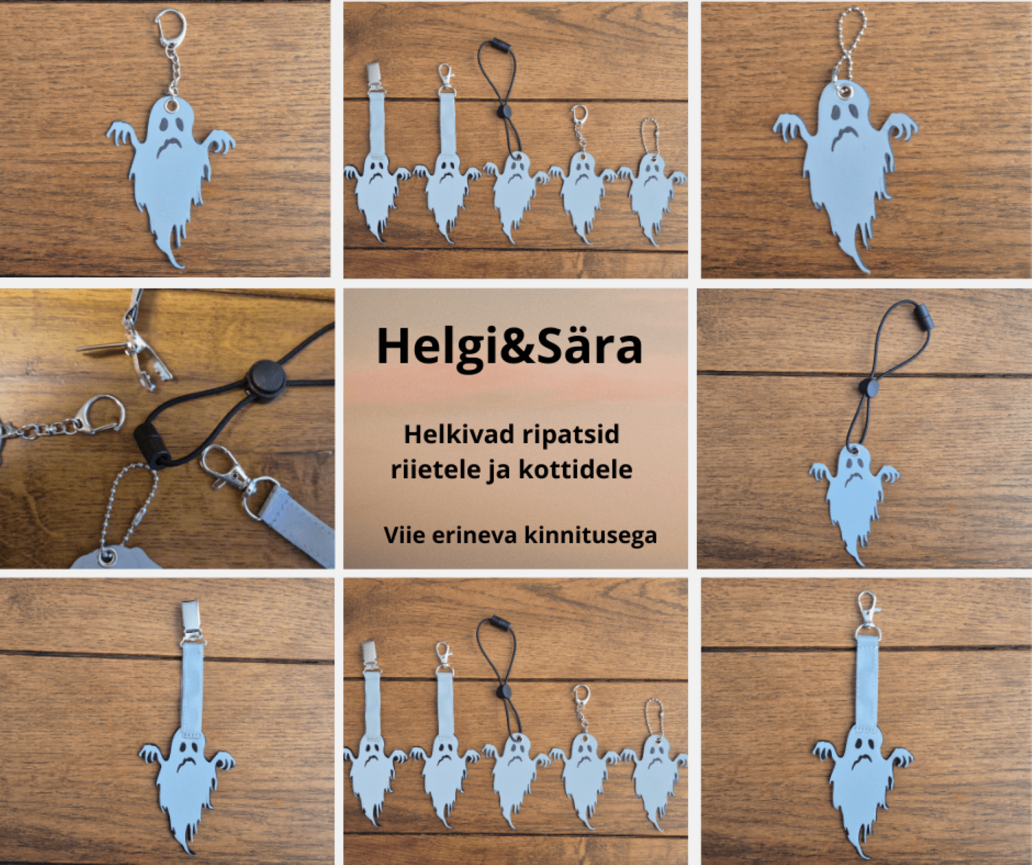 Tont Kasparš helkur käsitöö helkiv ripats Tont Kasparš helkur