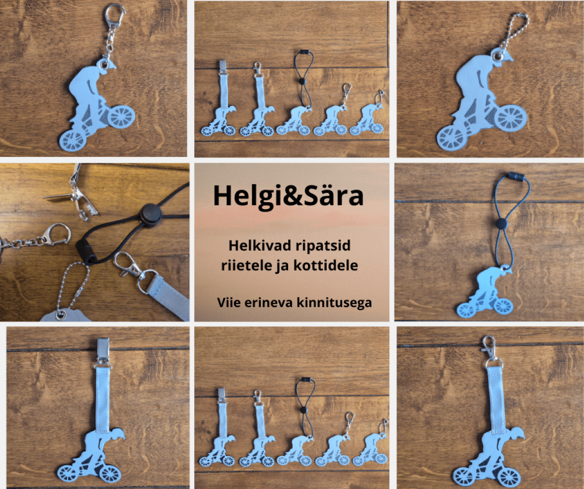 Trikirattur Garrett helkur helkur käsitöö helkiv ripats Trikirattur Garrett helkur